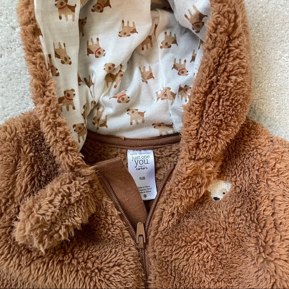 Carter’s Sherpa Winter Onesie Suit - Unisex - Picture 3 of 4